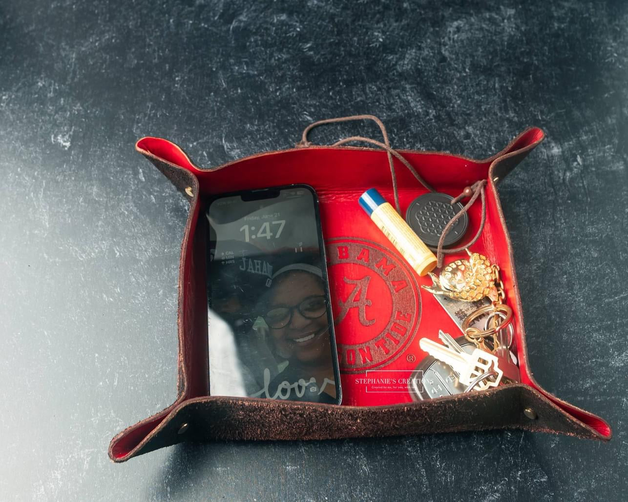 Officially licensed Alabama gift tray for home or office