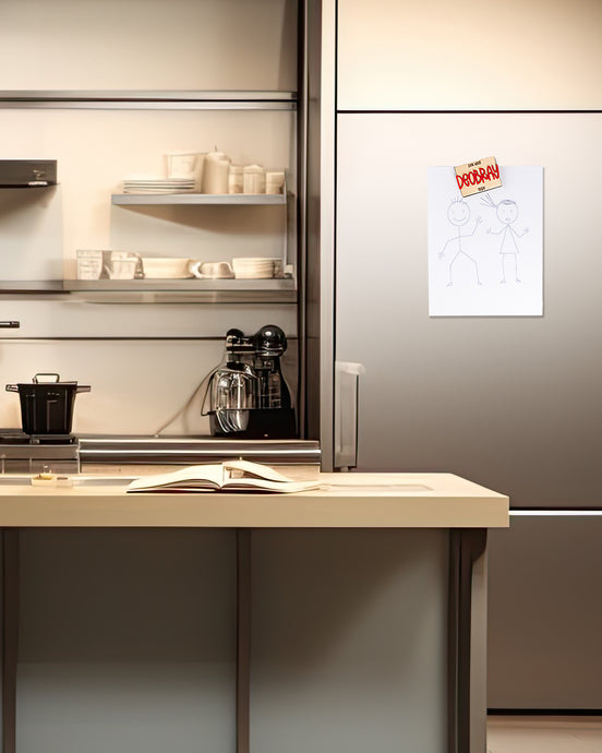 Custom magnetic name display for children’s drawings