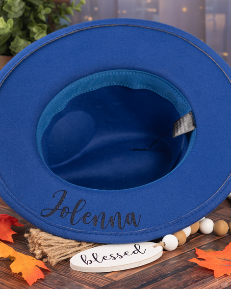 Custom fashion fedora hat for men and women