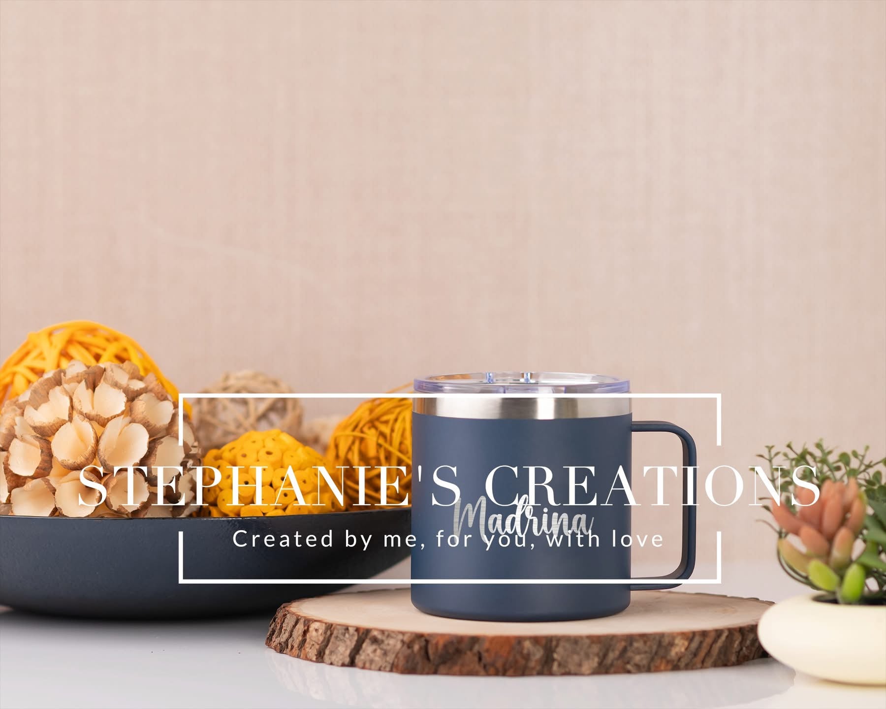 14 oz Tumbler PSD Mockup for Laser Engraving – Smart Object Photoshop File