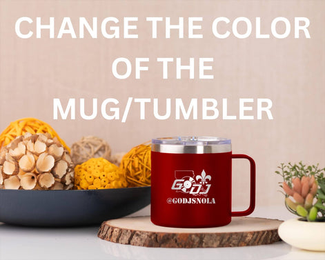 14 oz Tumbler PSD Mockup for Laser Engraving – Smart Object Photoshop File