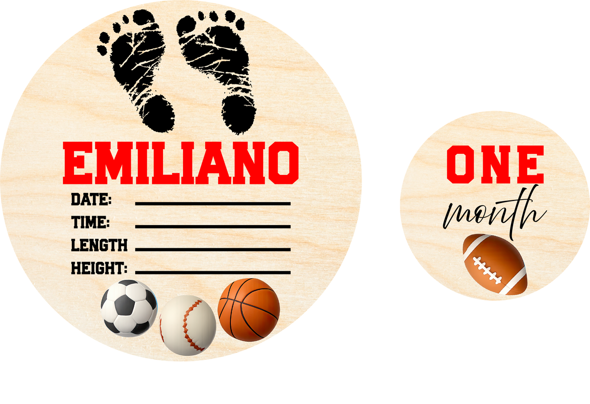 Custom Order Request - Baby Milestone Markers