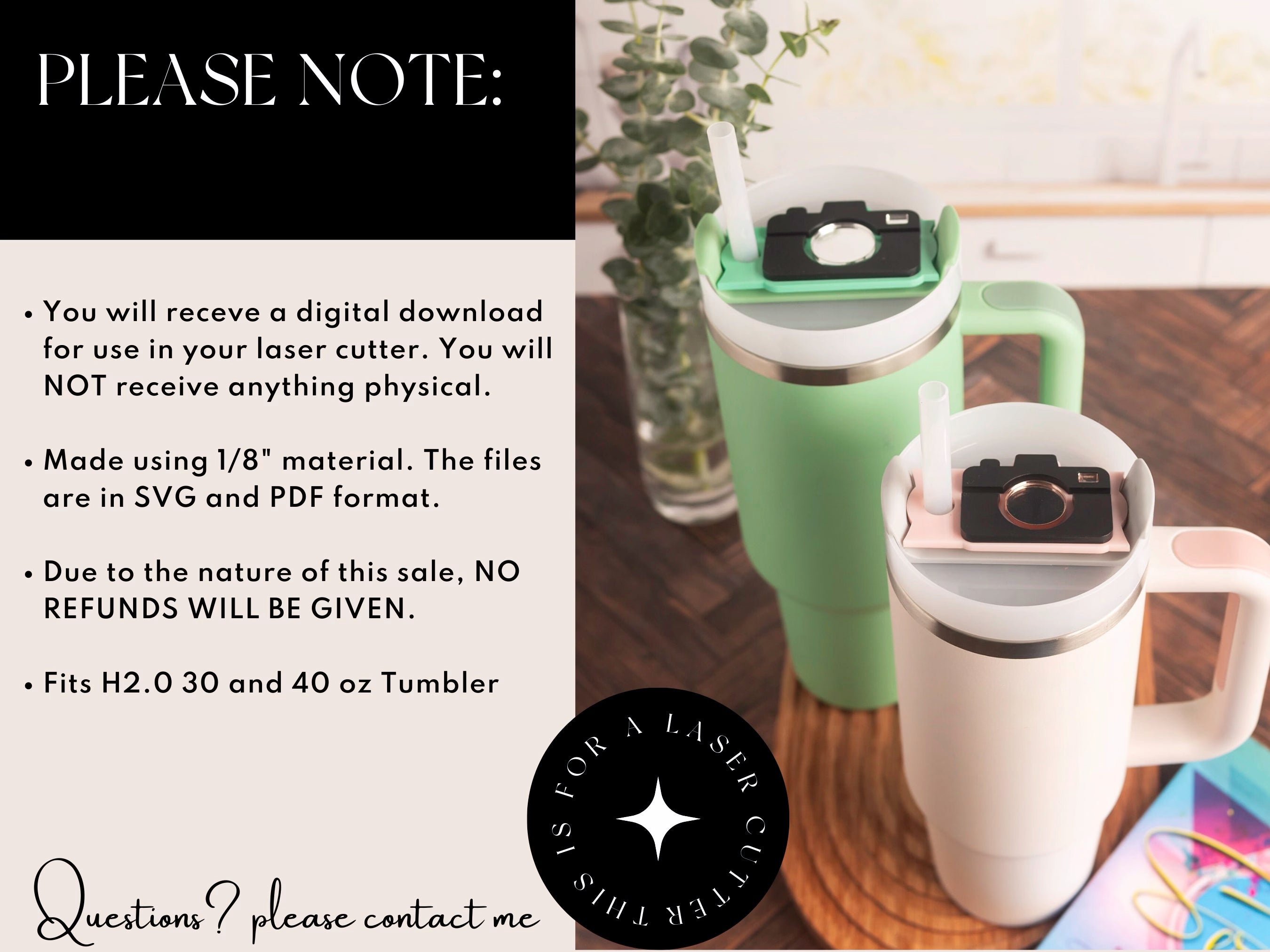 REDACTED NAME Compatible Lid Camera Tag