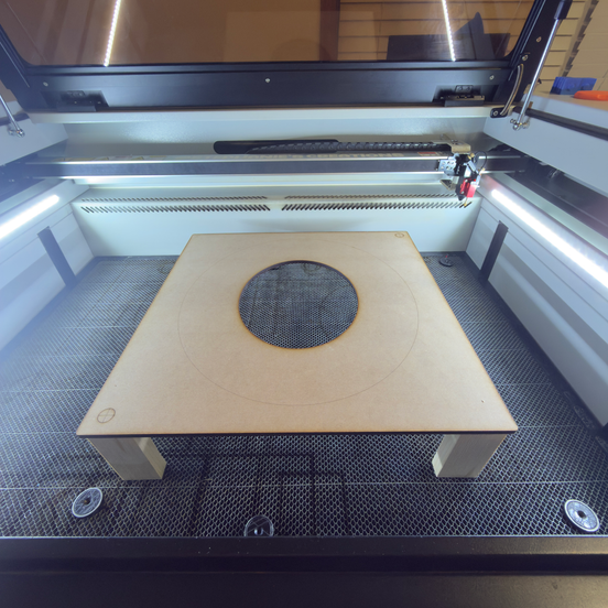 Wide Brim Hat Jig for Laser Engraving Digital File