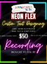 Neon Flex Text Adobe Illustrator Recording Tutorial