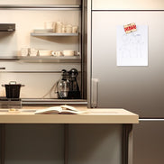 Custom magnetic name display for children’s drawings