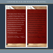 Personalized DST Career Journal, Licensed Delta Sigma Theta Gift, Professional Career Journal - Stephanie's Creations