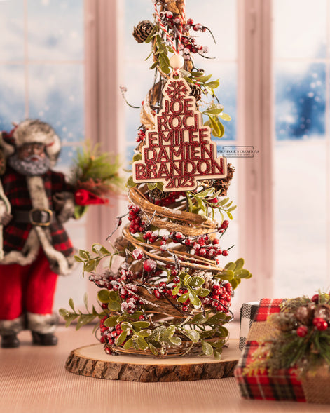 Christmas Family Tree Ornament