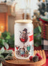 I'm Not Drunk, I'm in The Holiday Spirit Glass Can Tumbler Sublimation Digital File