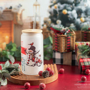 I'm Not Drunk, I'm in The Holiday Spirit Glass Can Tumbler Sublimation Digital File