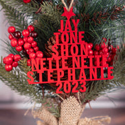 Christmas Family Tree Ornament