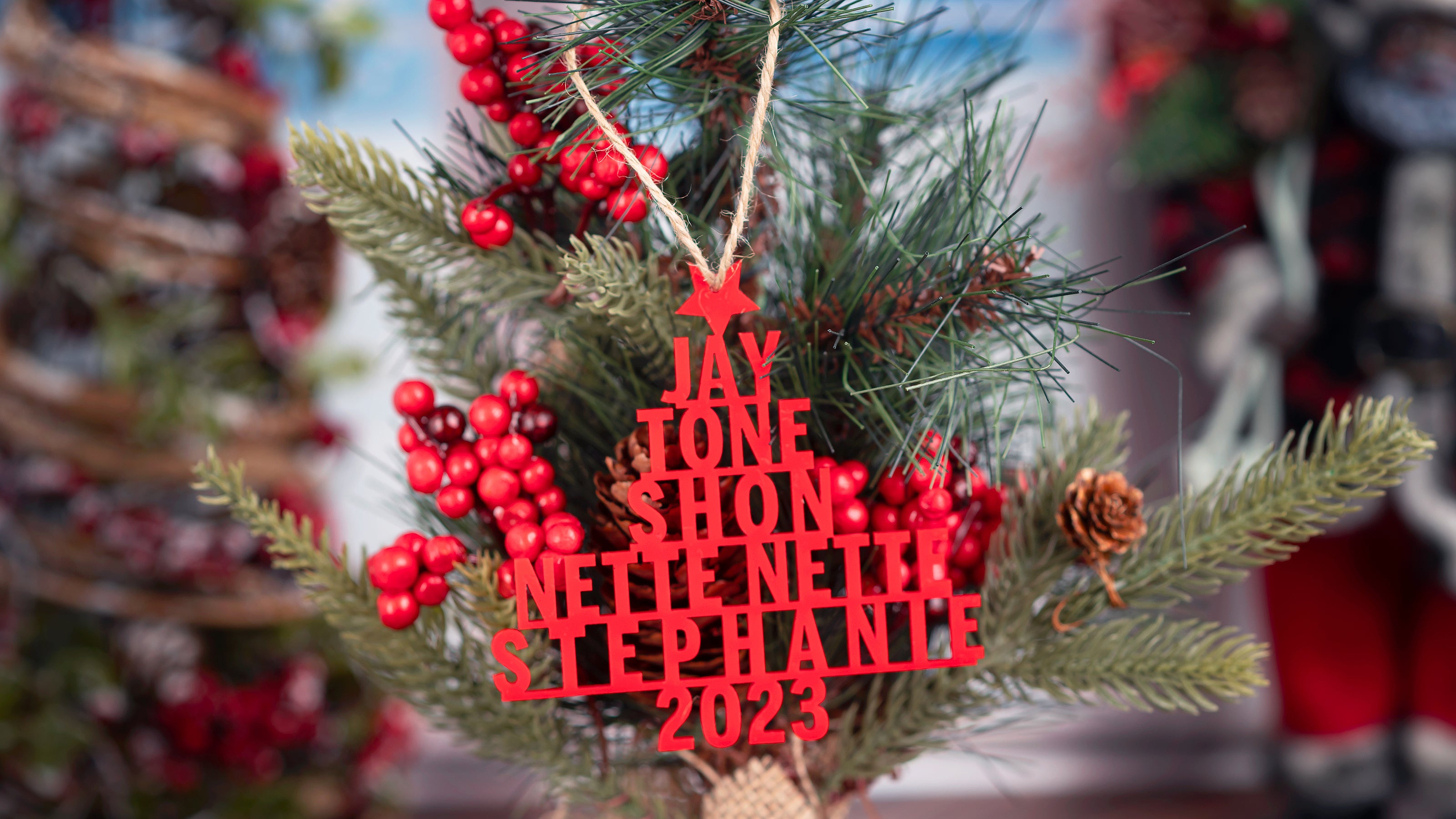 Christmas Family Tree Ornament