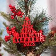 Christmas Family Tree Ornament