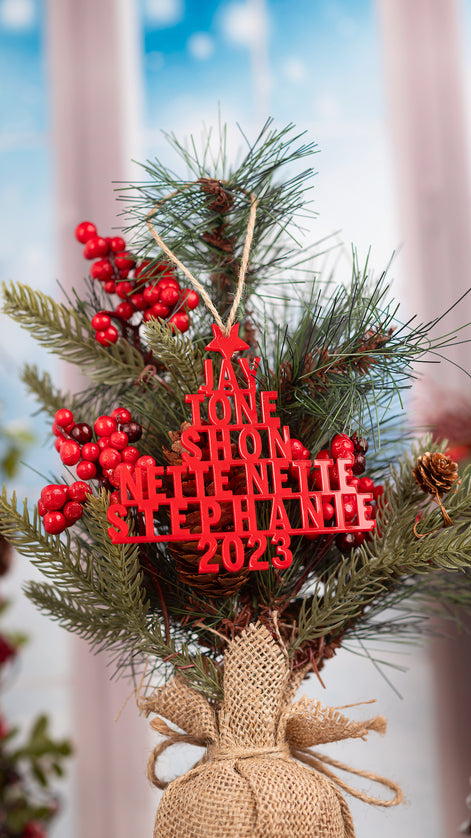 Christmas Family Tree Ornament