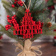 Christmas Family Tree Ornament