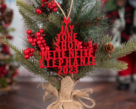 Christmas Family Tree Ornament