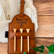 Personalized Golf Bag Tee Holder Tag - Stephanie's Creations