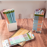 Teacher appreciation gift — engraved pencil set with holder