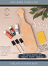 DIY Greek Paddle Kit, Birch Wood Fraternity & Sorority Paddle