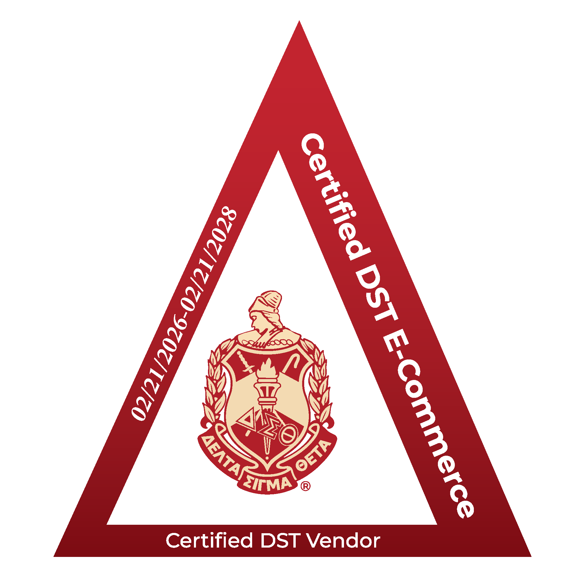 Delta Sigma Theta Street Sign Desk Display | Customizable DST Sign | 3D Printed DST Decor | Licensed DST Gift | Crimson Red or White | FREE Shipping - Stephanie's Creations