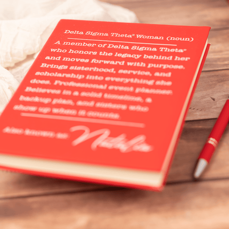 Personalized DST Career Journal, Licensed Delta Sigma Theta Gift, Professional Career Journal - Stephanie's Creations