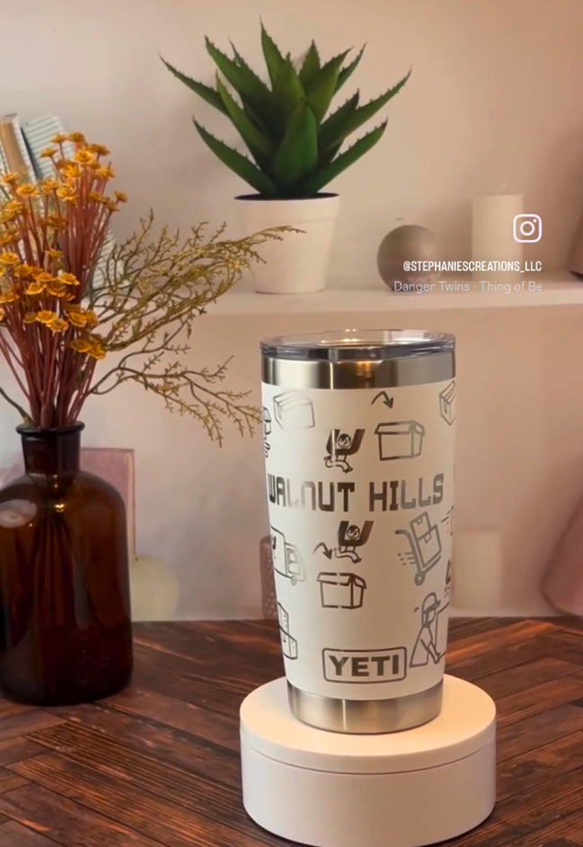 Personalized Engraved Yeti Stainless Steel Tumblers - Stephanie's Creations
