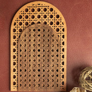 Boho Rattan Arch Earring Display Digital File