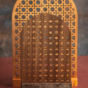 Boho Rattan Arch Earring Display Digital File