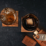 Custom engraved whiskey glass, Personalized whiskey glass with initials, Professionally engraved 12 oz glass, Quality whiskey glass for weddings, Father’s Day gift whiskey glass, Customizable whiskey glass with name, Engraved whiskey glass gift, Unique whiskey glass for groomsmen, Premium quality glassware, Custom design whiskey glass