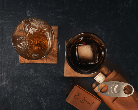 Personalized Engraved Whiskey Glass - Stephanie's Creations