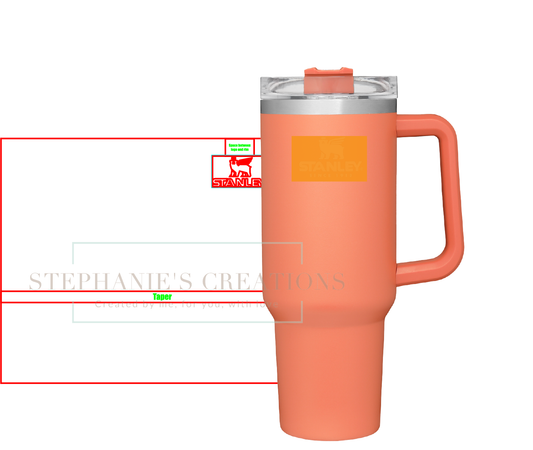 Custom Tumbler Design Template for 30 oz - Digital File