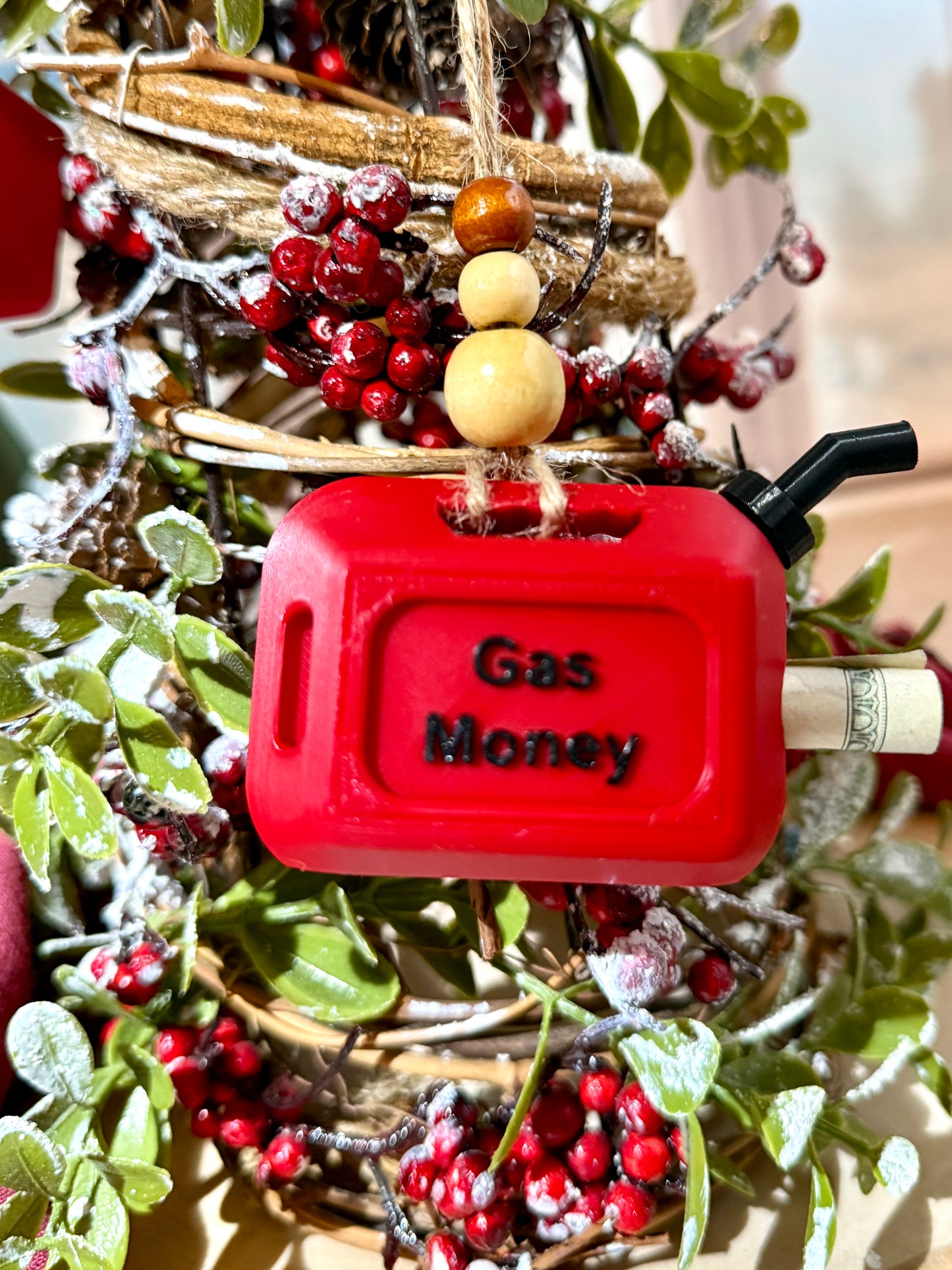 Gas Can Money Holder Ornament