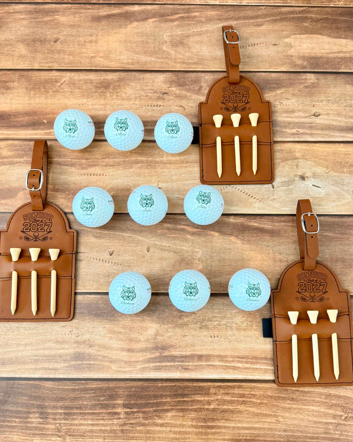 Personalized Golf Bag Tee Holder Tag - Stephanie's Creations