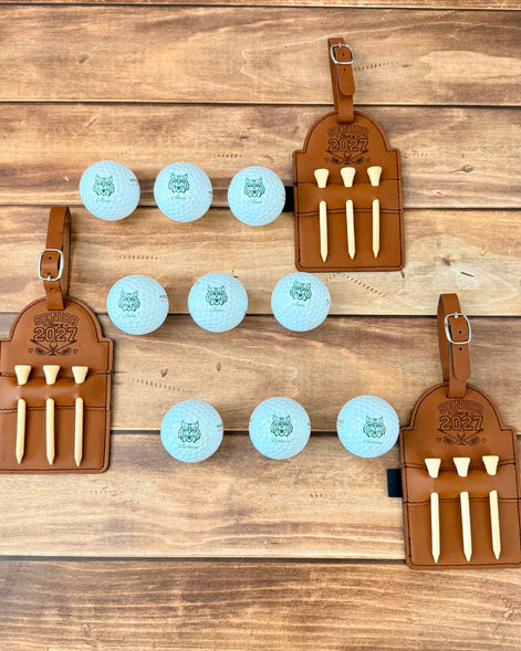 Personalized Golf Bag Tee Holder Tag - Stephanie's Creations