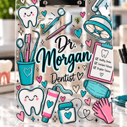 Personalized UV Printed Clipboard | Custom Name & Profession - Stephanie's Creations