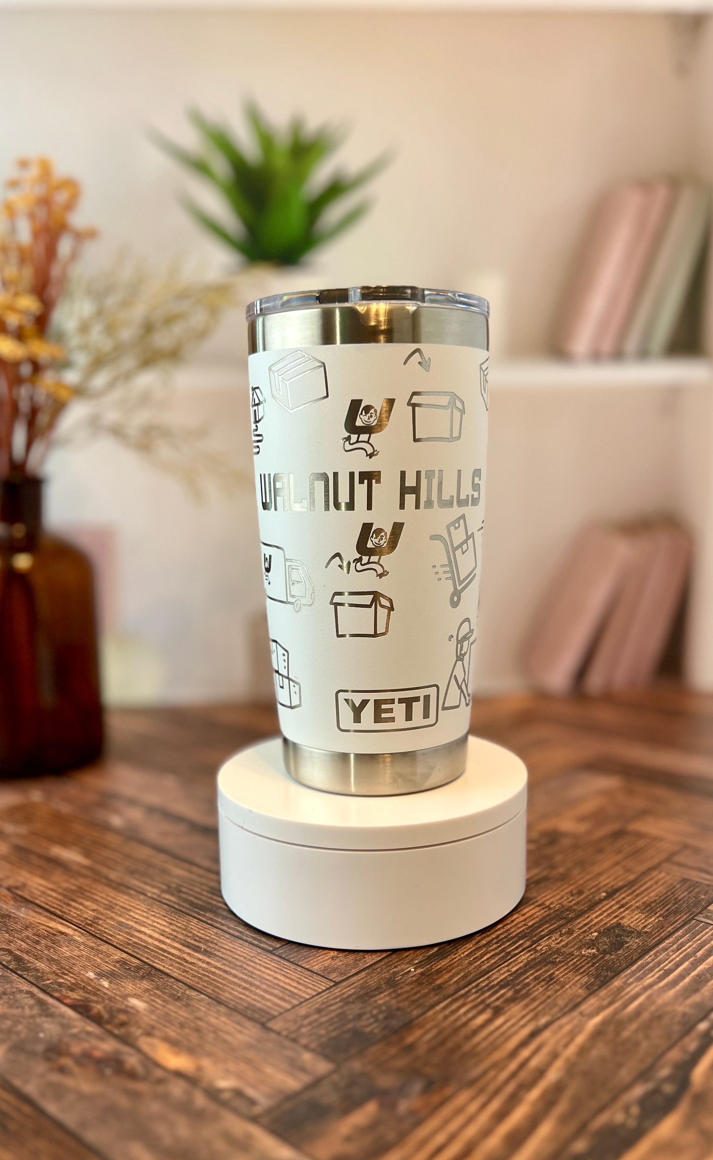 Personalized Yeti Tumbler - Laser Engraved Stainless Steel Cup