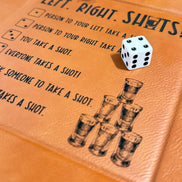 Drinking Dice Game Digital File for Laser Engraving | Leatherette Party Game SVG