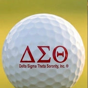 Delta Sigma Theta Golf Balls | Custom DST Greek Golf Balls | Pro V1, Supersoft, Kirkland - Stephanie's Creations