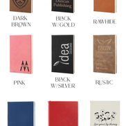 Personalized Leatherette Journal, Custom Engraved Journal, Unique Gift for Her, Journaling Gift - Stephanie's Creations