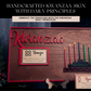 Handcrafted Kwanzaa Sign with Daily Principles