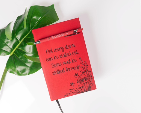 Personalized Leatherette Journal, Custom Engraved Journal, Unique Gift for Her, Journaling Gift - Stephanie's Creations