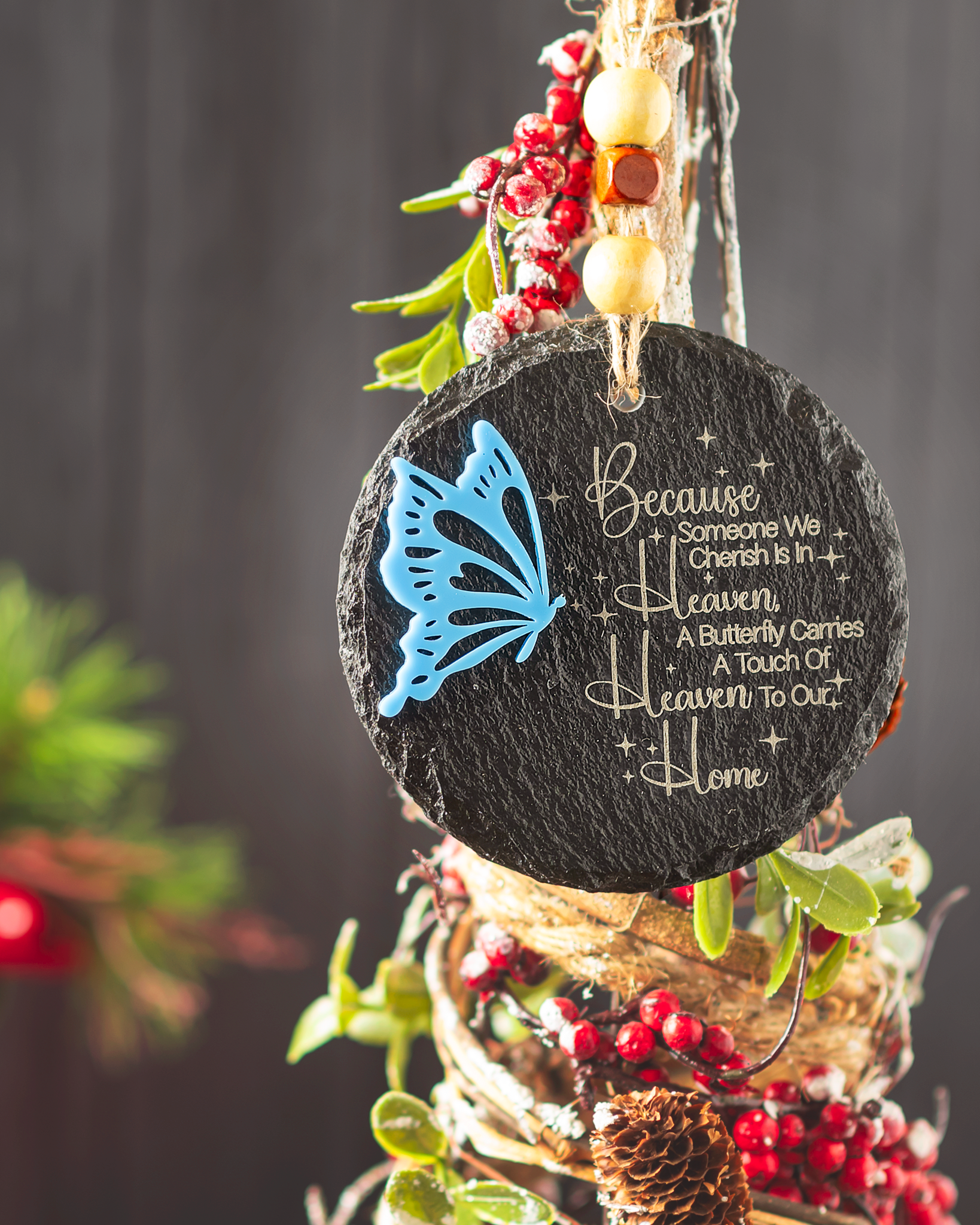 Butterfly Memorial Ornament Digital Download File - Stephanie's Creations