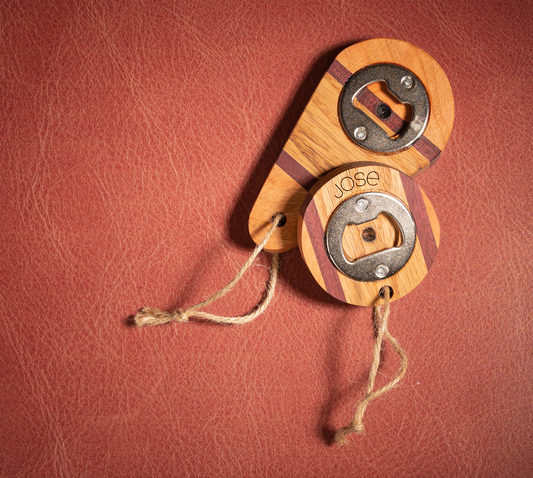 Handmade Handheld Wooden Bottle Opener