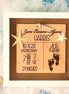 Personalized baby announcement shadowbox gift