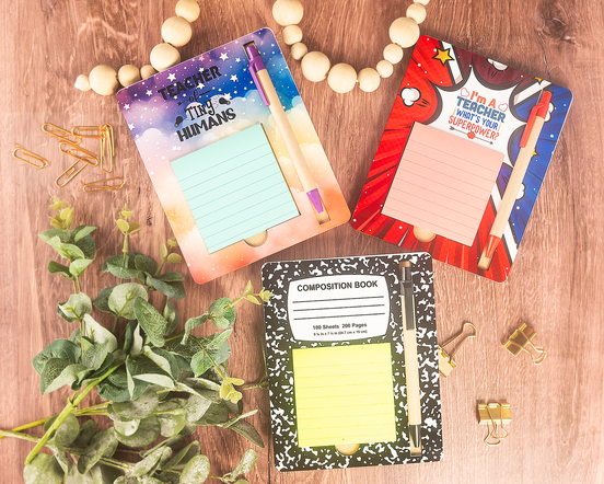 Pen and Sticky Note Holder Cut File - Digital Download