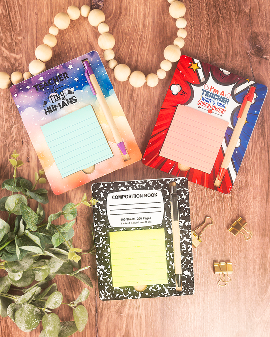 Pen and Sticky Note Holder Cut File - Digital Download