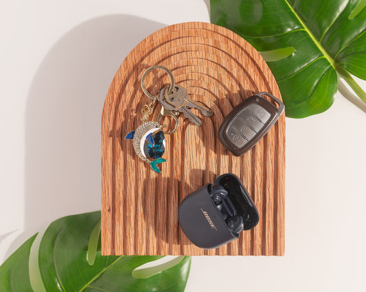 Wood Rainbow Arch Tray