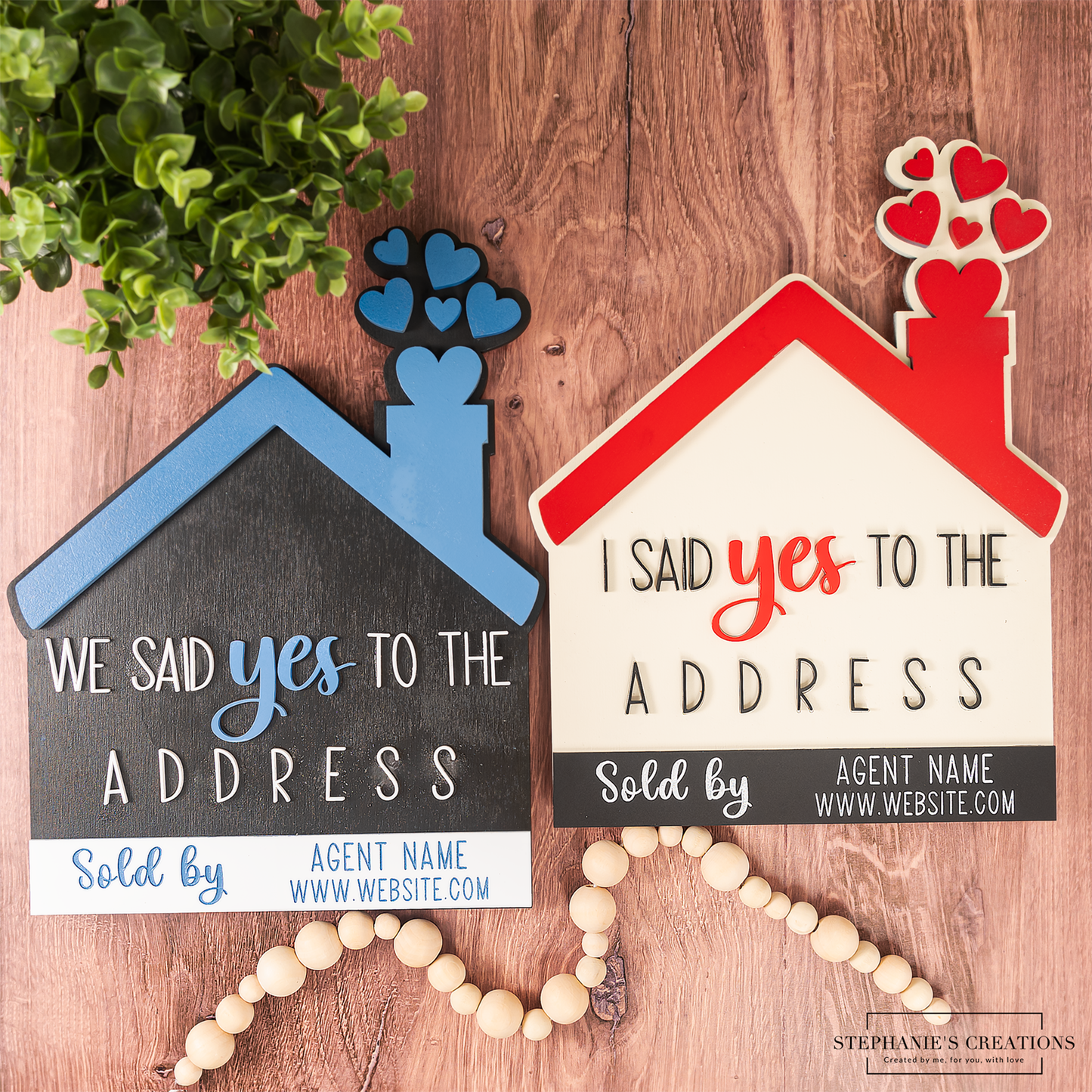 Said Yes to The Address Photo Prop Sign