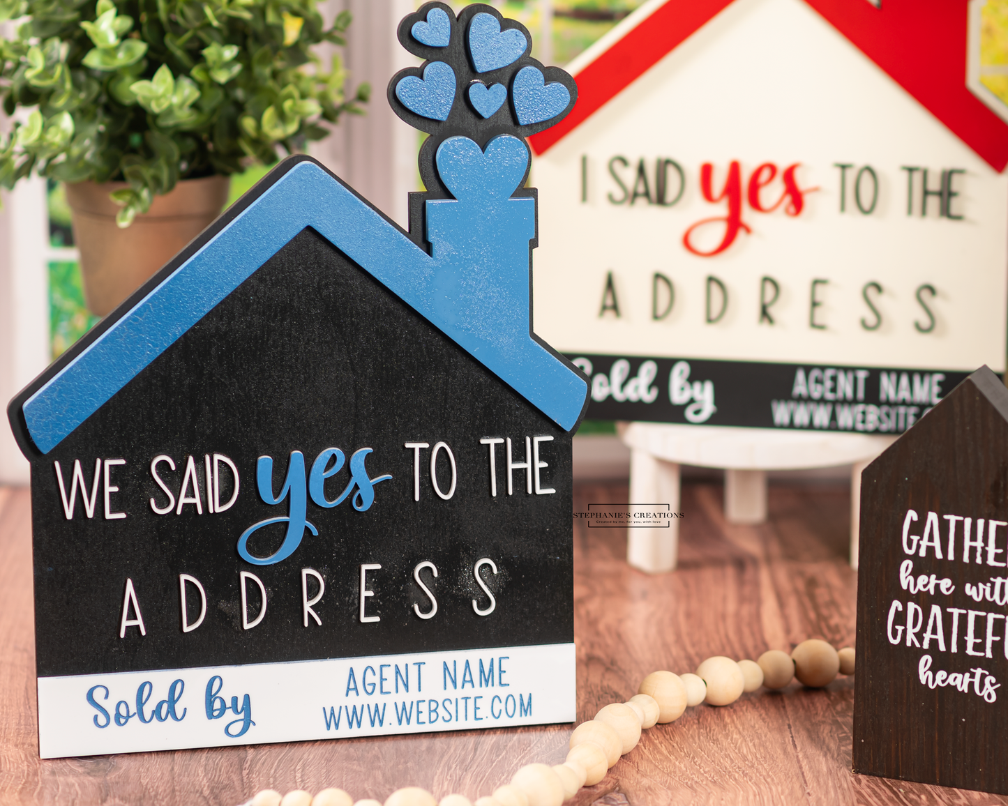 Said Yes to The Address Photo Prop Sign