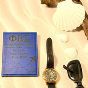 Phi Beta Sigma Personalized Passport Holder, PBS Fraternity Engraved Travel Wallet, Custom Brother Gift - Stephanie's Creations